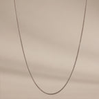 Woven Chain Necklace  Silver 18K Gold Plated