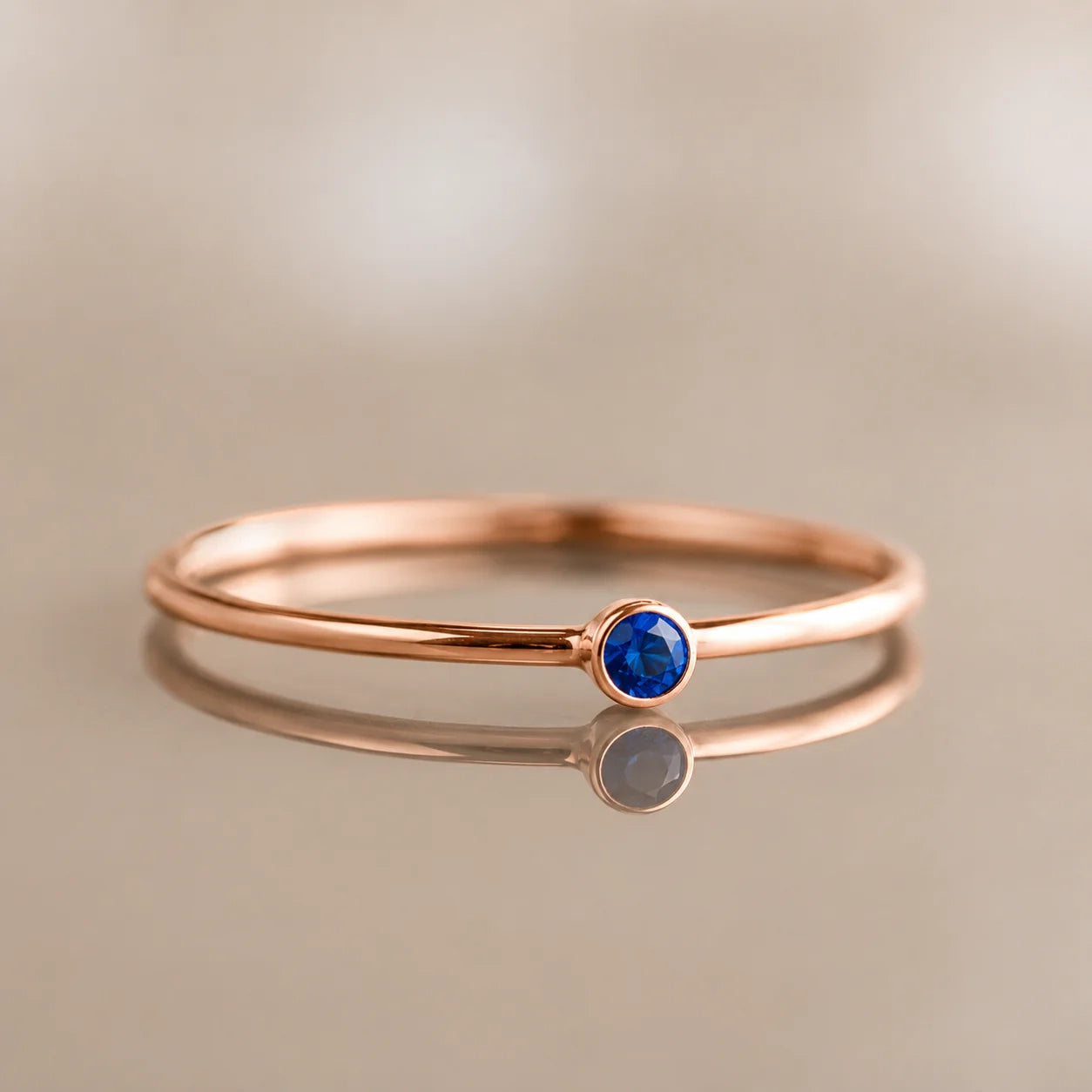 The Tiny Birthstone Ring