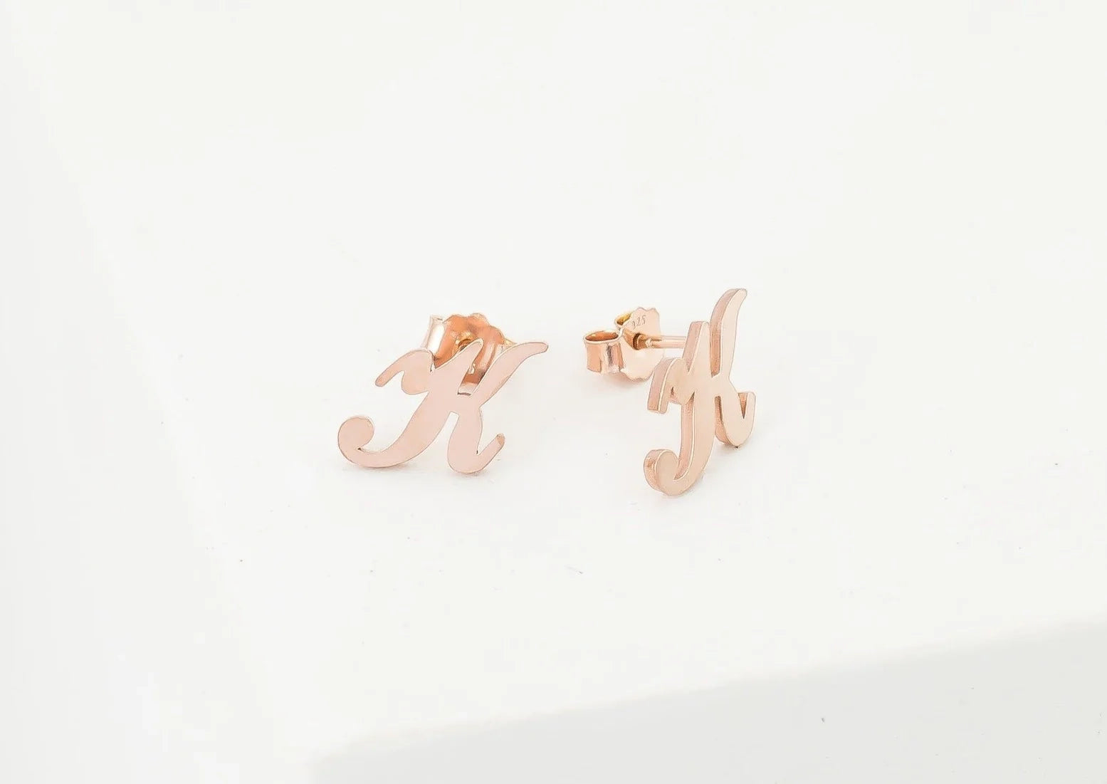 Alex Initial Stud Earrings
