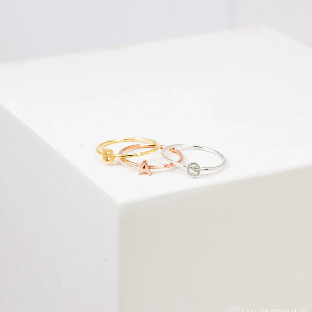 Alex Dainty Letter Ring