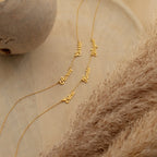 Mellow Multiple Name Necklace Silver 18K Gold Plated
