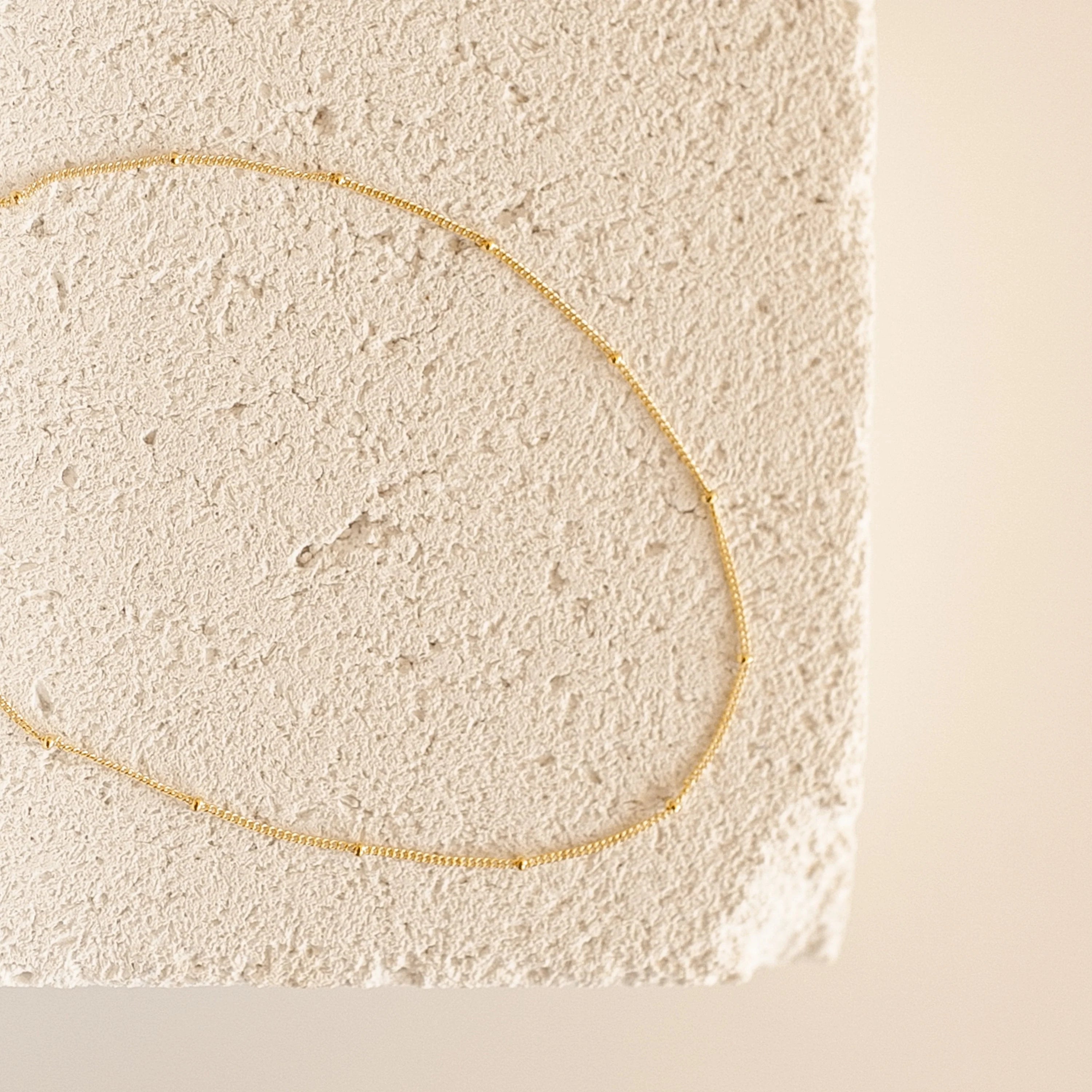 Satellite Necklace Silver 18K Gold Plated