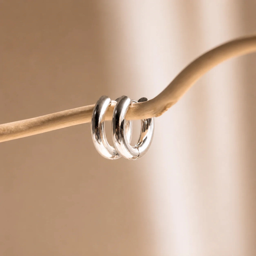 Chunky Hoop Earrings