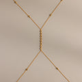 Sprinkle Diamond Body Chain Silver 18K Gold Plated