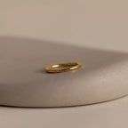 Minimal Stacking Ring Silver 18K Gold Plated