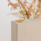 Eleanor Baguette Diamond Ring Silver 18K Gold Plated