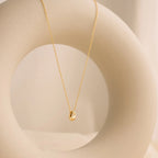 Diamond Nugget Necklace Silver 18K Gold Plated