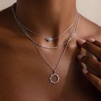 Singapore Twist Necklace Silver 18K Gold Plated