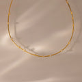Sprinkle Diamond Necklace  Silver 18K Gold Plated