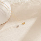 Love Knot Necklace Silver 18K Gold Plated
