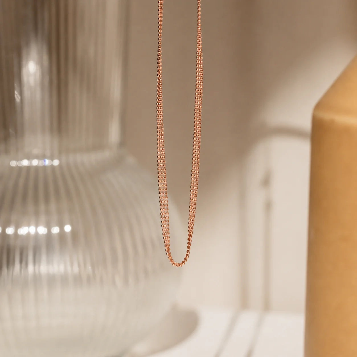 Tri-Stacked Beaded Necklace