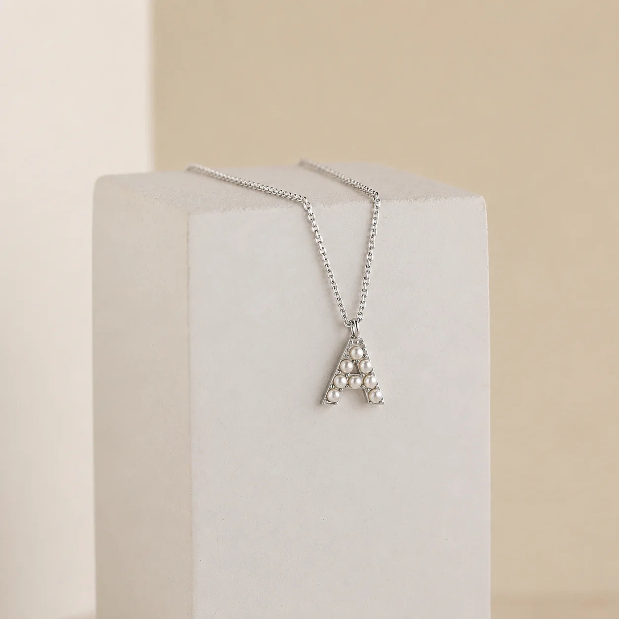 Pearl Letter Necklace