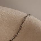 Heart Link Bracelet Silver 18K Gold Plated