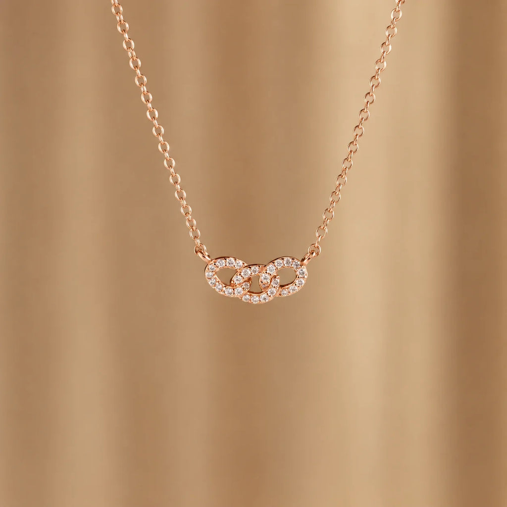 Pave Link Necklace