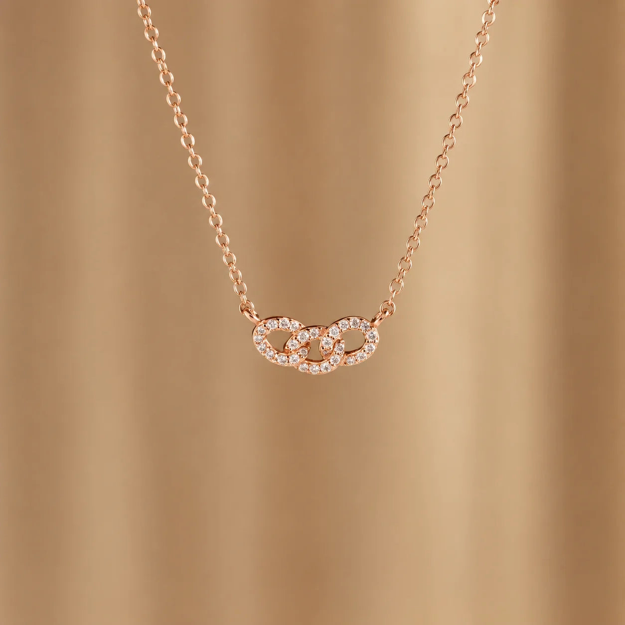 Pave Link Necklace