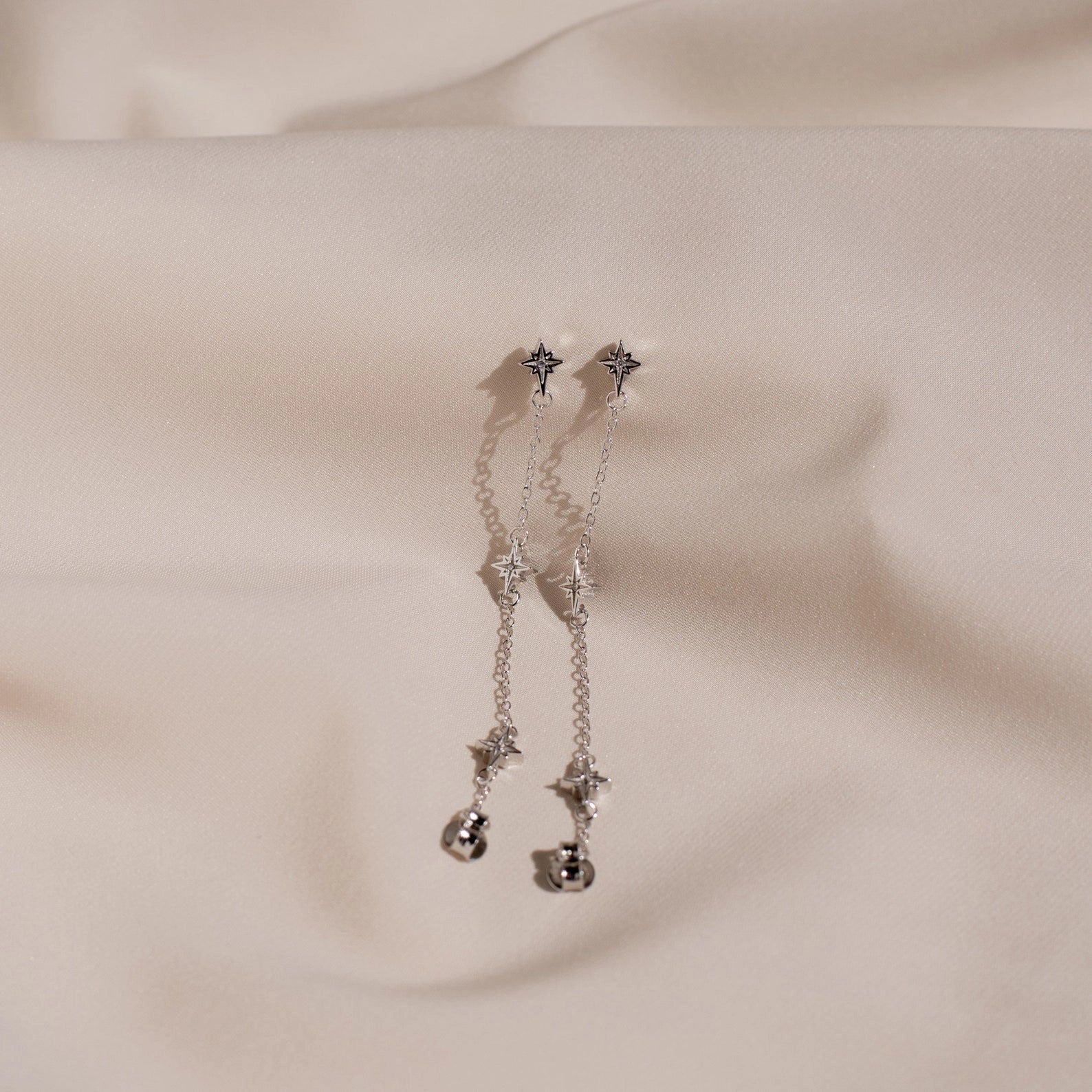 North Star Dangle Earrings