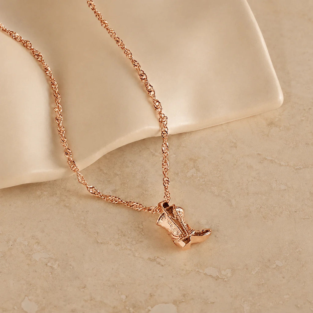 Cowboy Boot Necklace