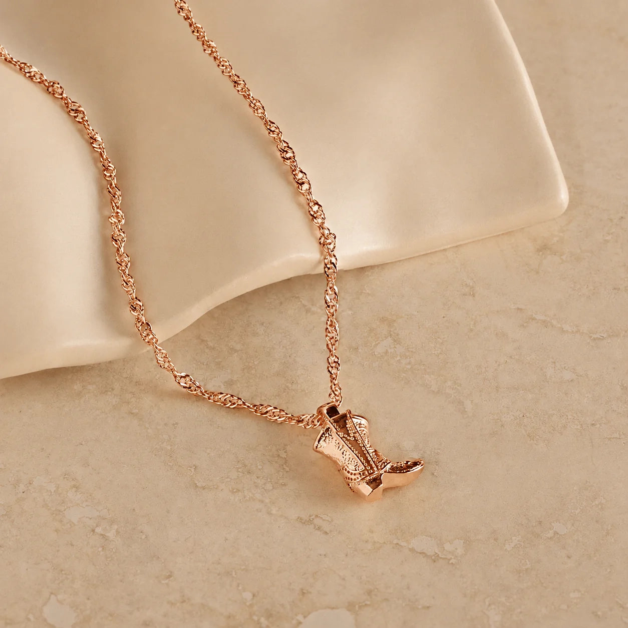 Cowboy Boot Necklace