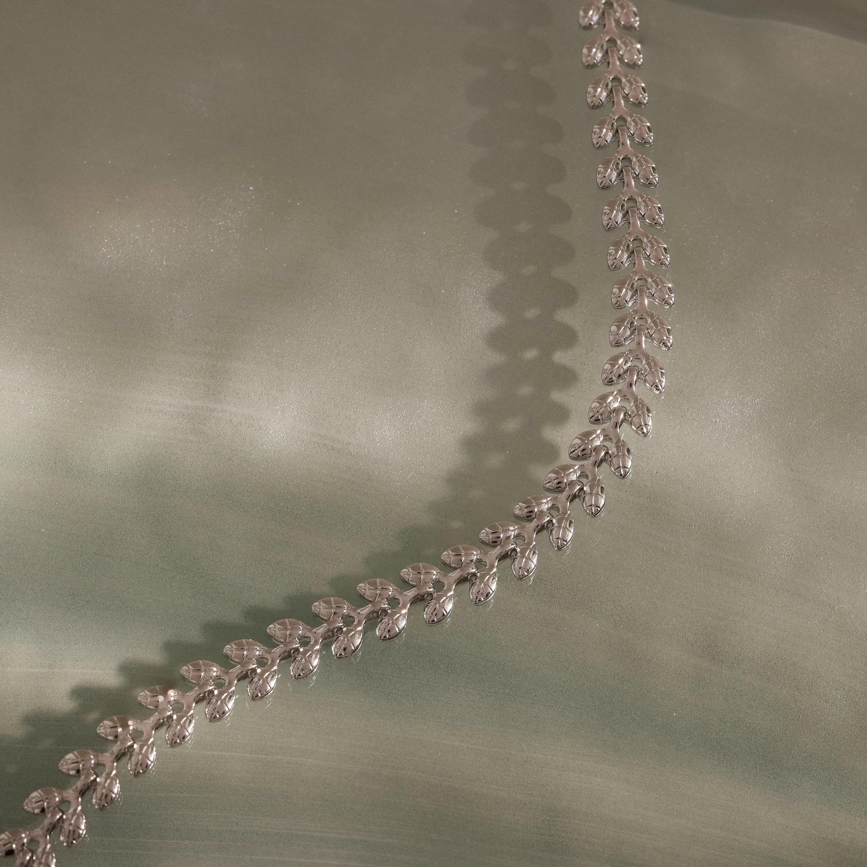 Fishtail Chain Bracelet  Silver 18K Gold Plated