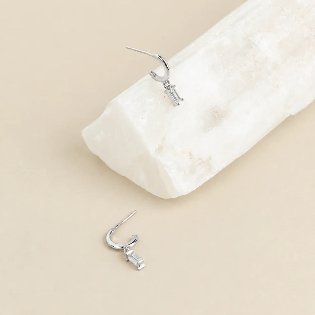 Baguette Glamour Hoops