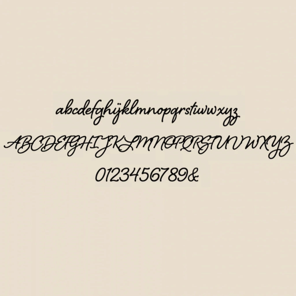 Grace Script Name Ring