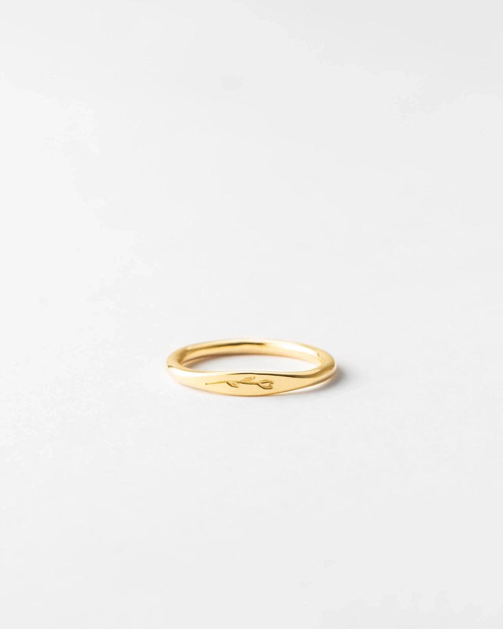 Floral Slim Signet