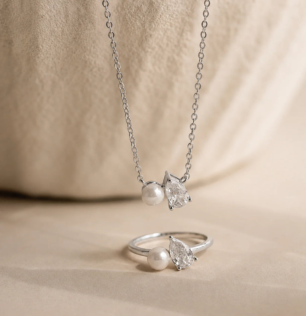 Pearl Diamond Necklace