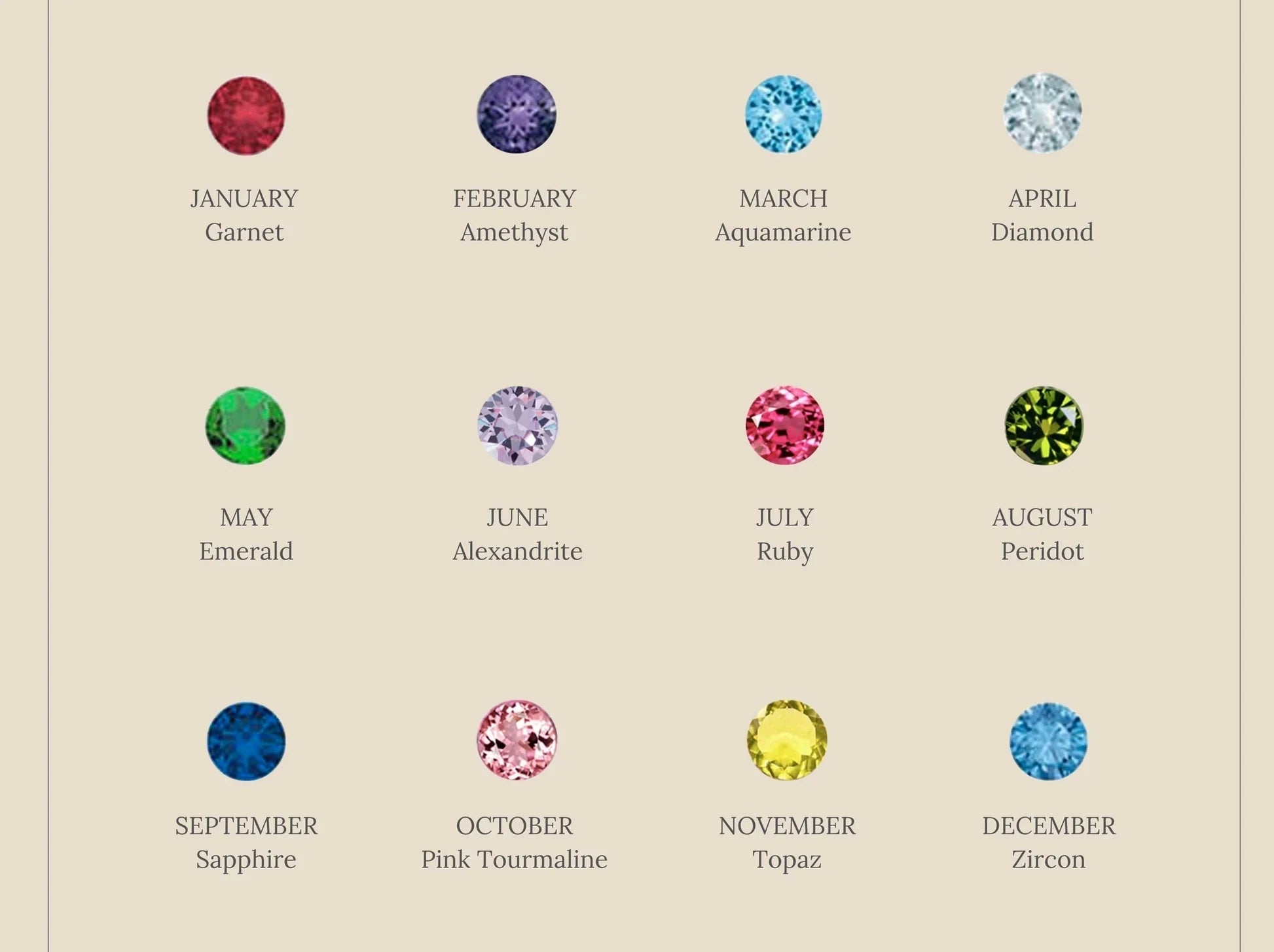 Garnet Eternity Charm