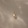 Opal Sea Turtle Charm Silver 18K Gold Plated