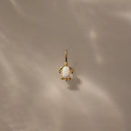 Opal Sea Turtle Charm Silver 18K Gold Plated