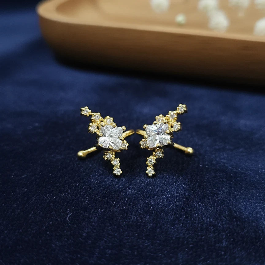 Princy Diamond Ear Cuffs