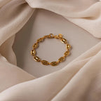 Bold Mariner Chain Bracelet Silver 18K Gold Plated