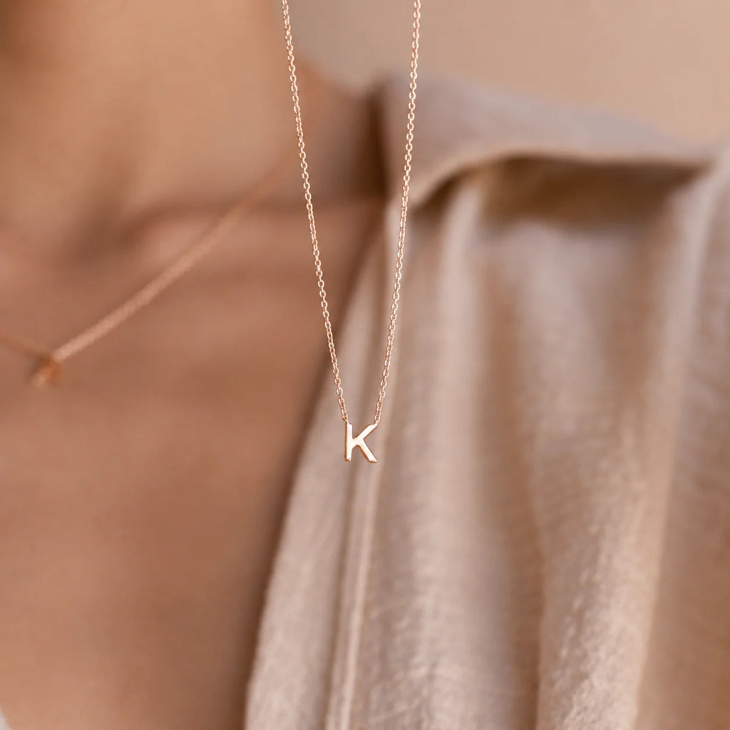 Dainty Initial Necklace