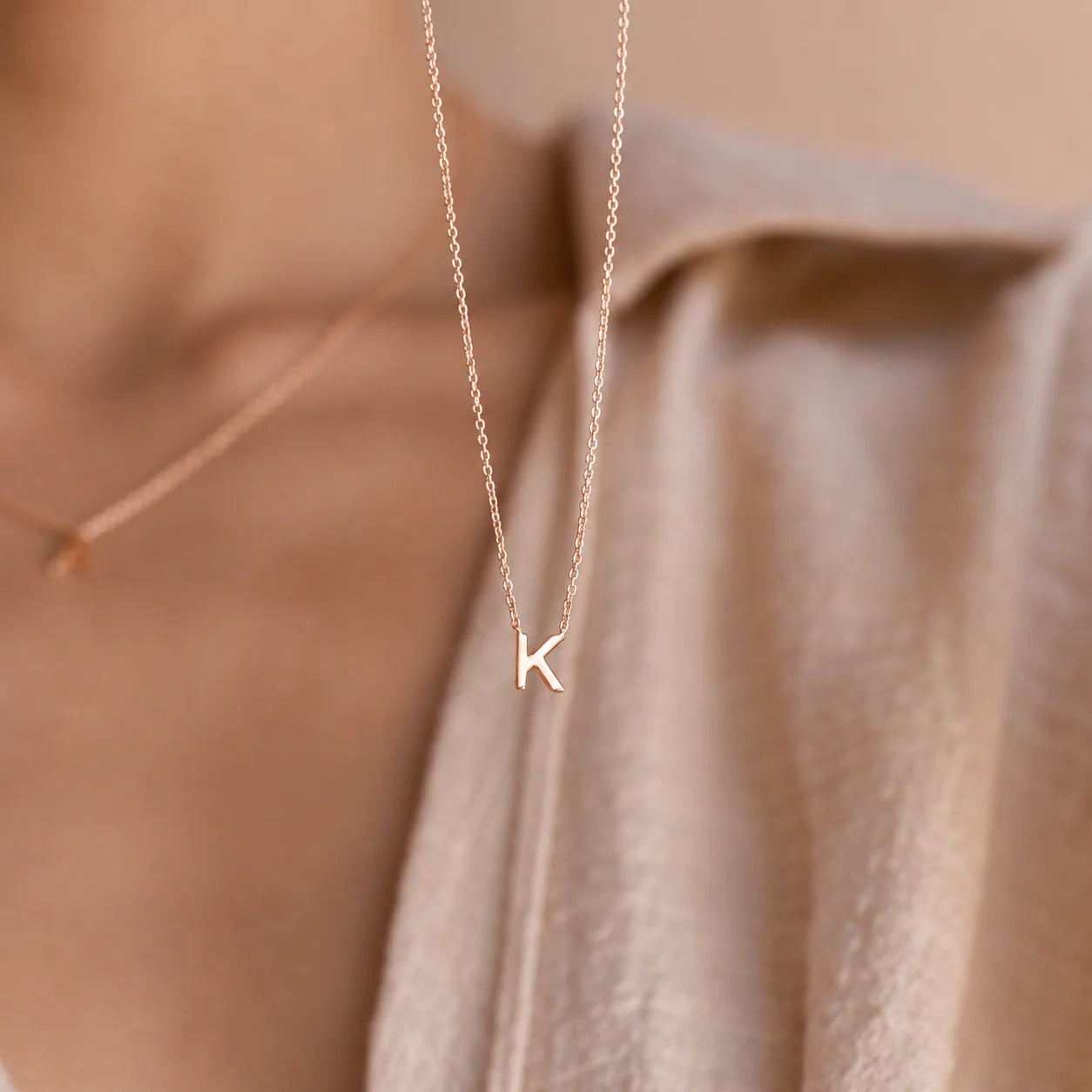 Dainty Initial Necklace