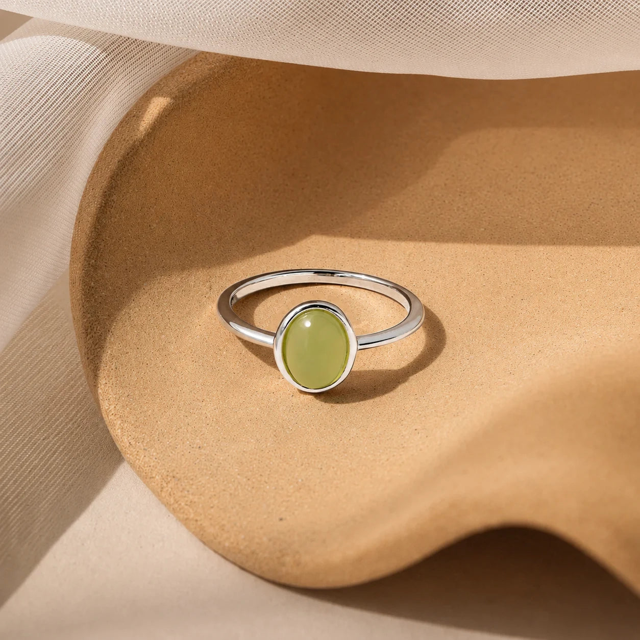 Jade Oval Ring