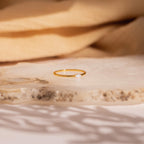 Eloise Opal Ring Silver 18K Gold Plated