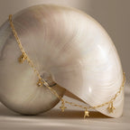 Seaside Charm Necklace Silver 18K Gold Plated