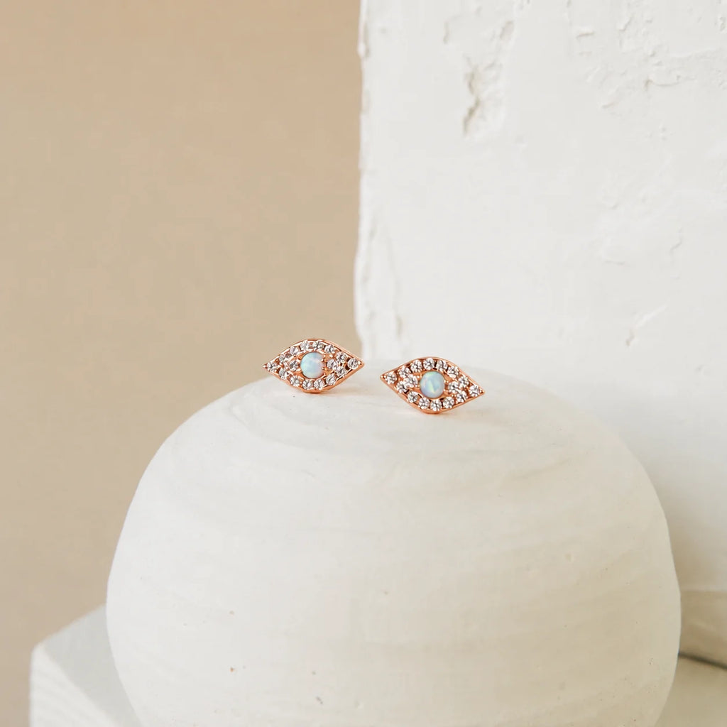 Opal Eye Studs