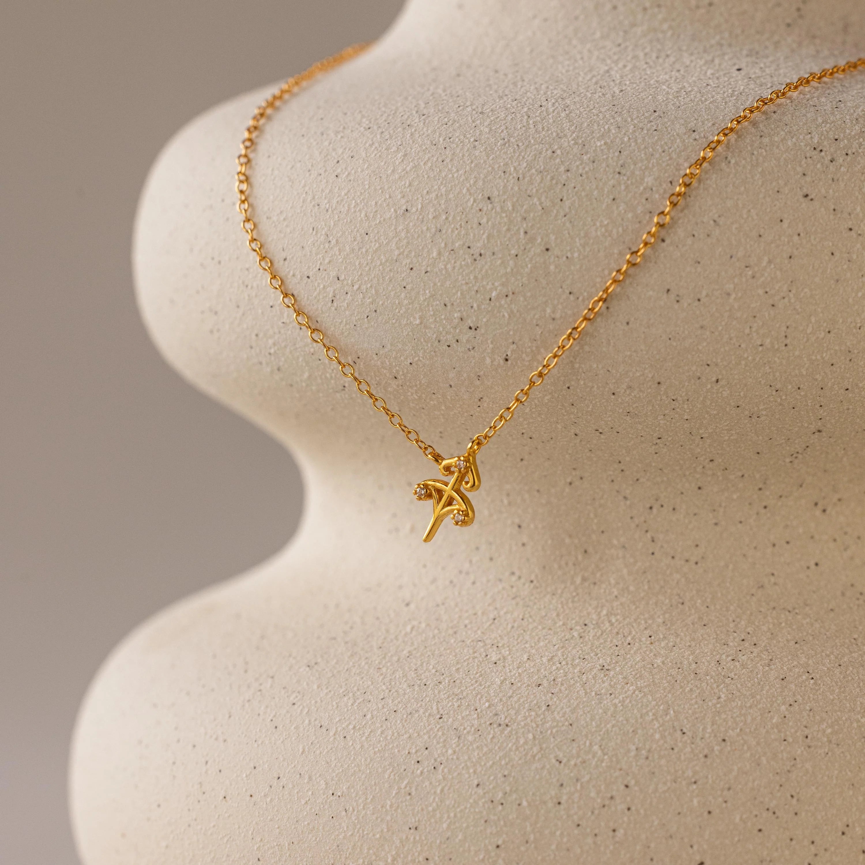 Dainty Zodiac Necklace Silver 18K Gold Plated
