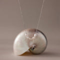 Pearl Bead Necklace Silver 18K Gold Plated