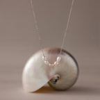 Pearl Bead Necklace Silver 18K Gold Plated