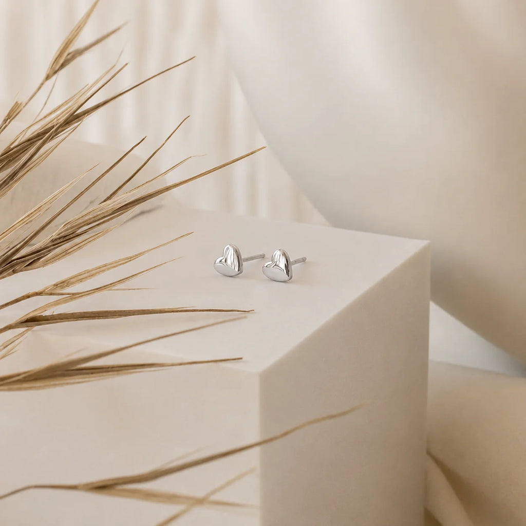 Classic Heart Studs