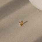 Diamond Infinity Charm Silver 18K Gold Plated