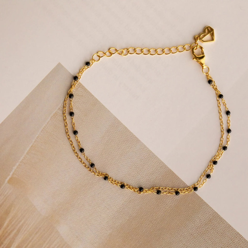 Calypso Station Bracelet  Silver 18K Gold Plated