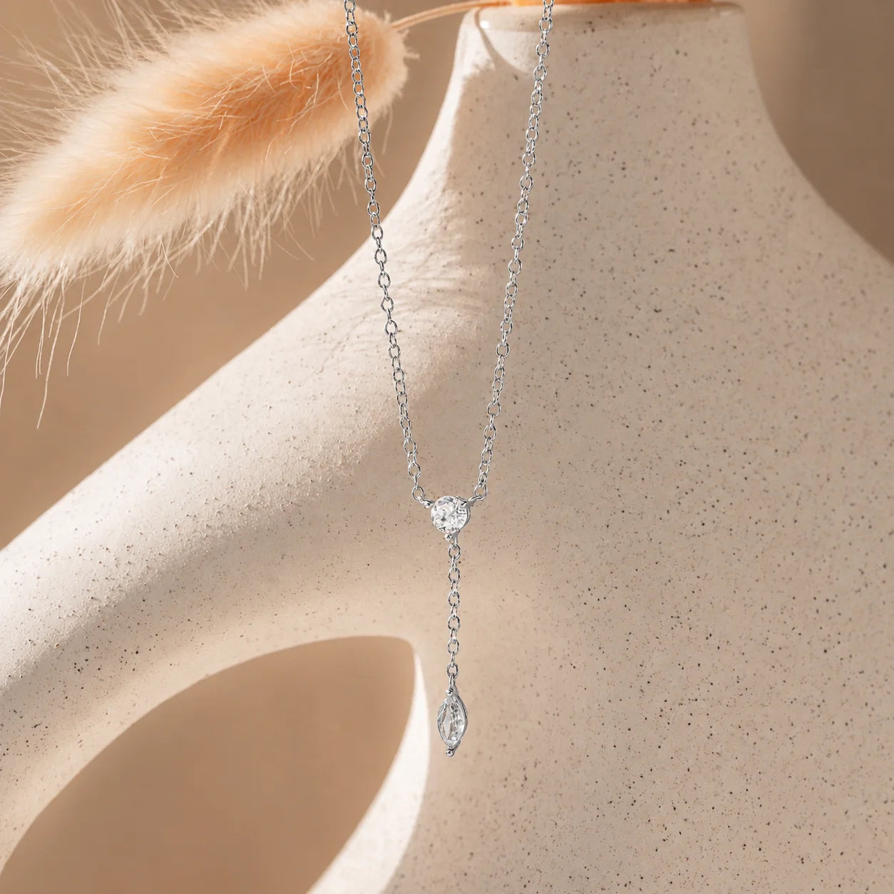Diamond Lariat Necklace