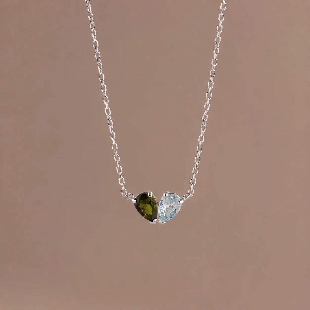 Eternal Duo Heart Necklace