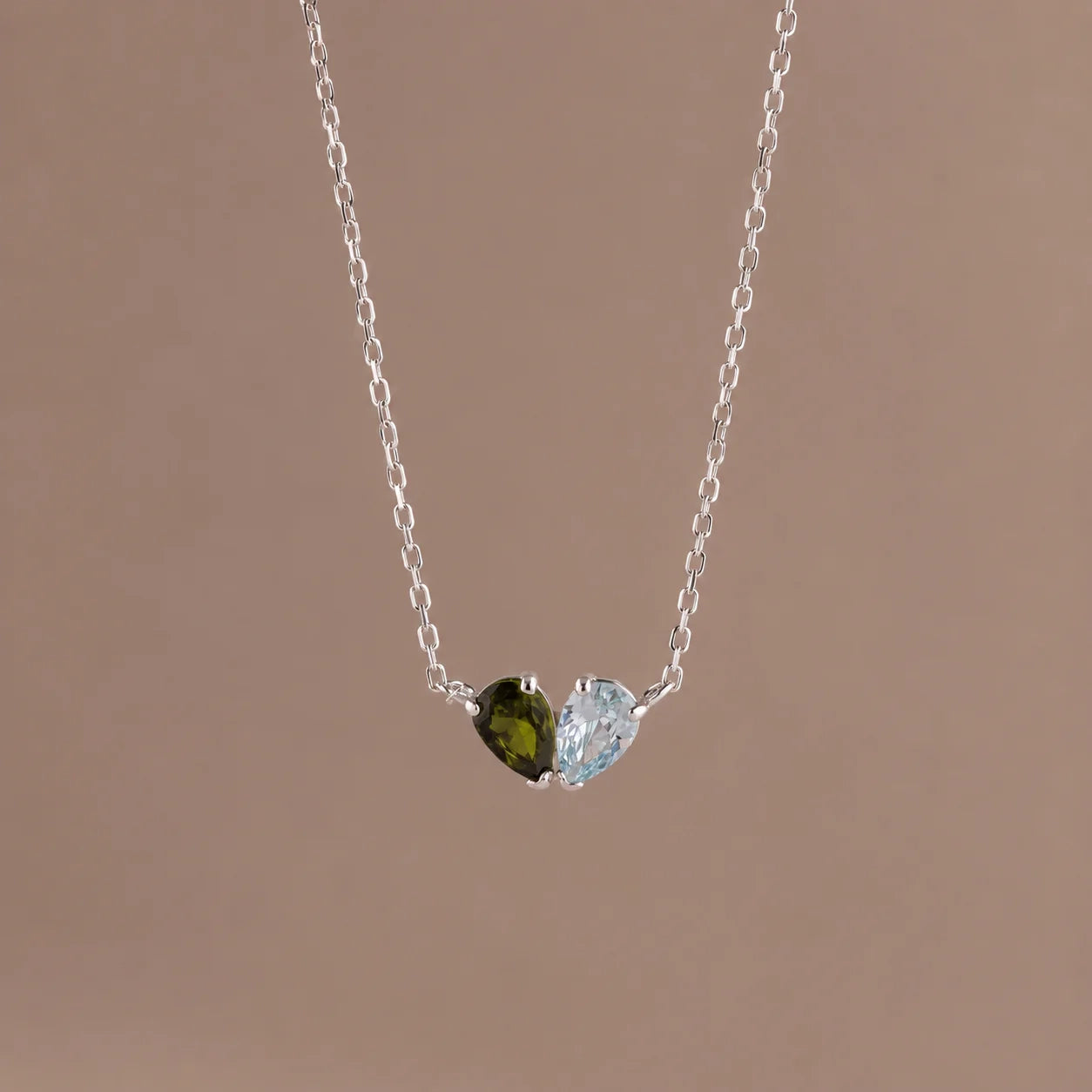 Eternal Duo Heart Necklace