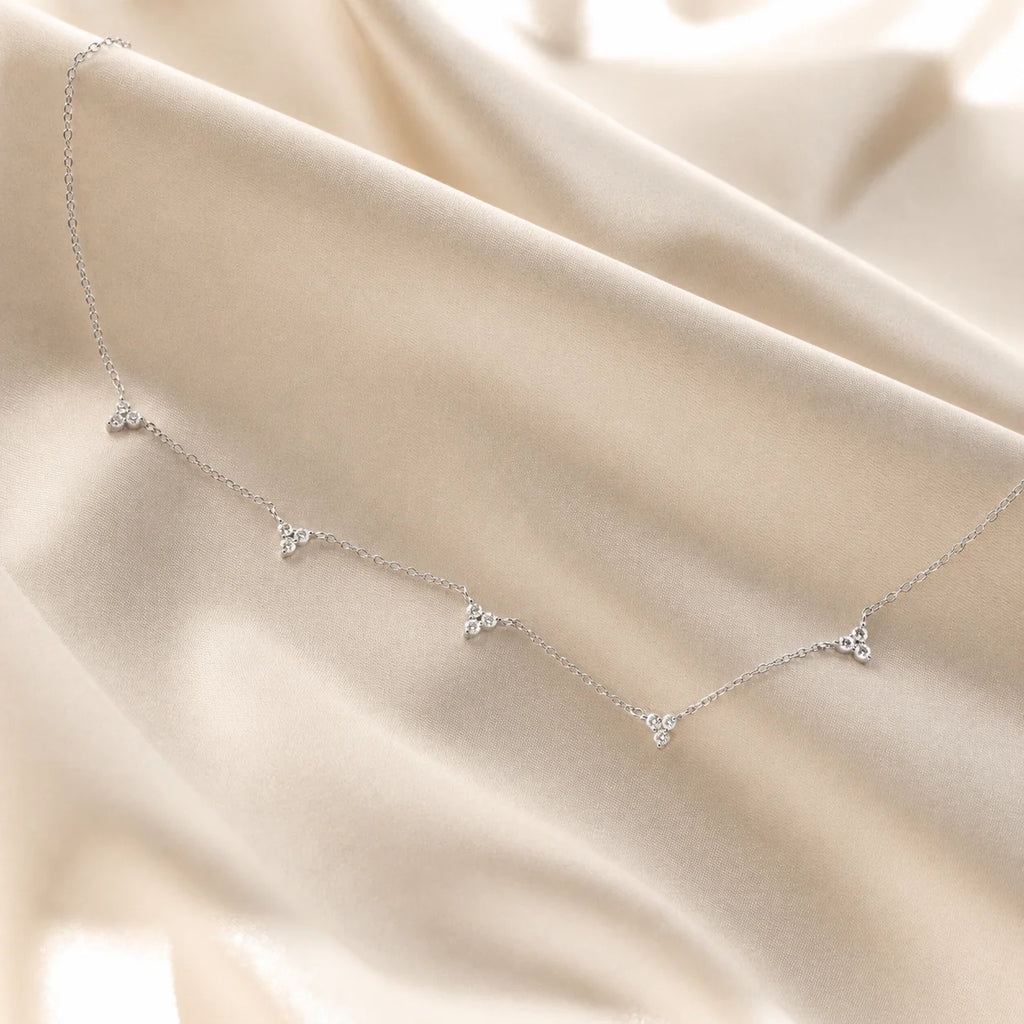 Hana Diamond Station Necklace