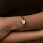 Cherry Blossom Timepiece Silver 18K Gold Plated
