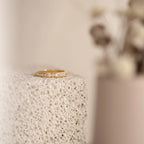 Evermore Diamond Band Silver 18K Gold Plated